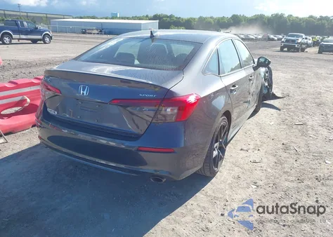 2022 Honda Civic Sport z USA, uszkodzony, nr VIN 2HGFE2F57NH570883